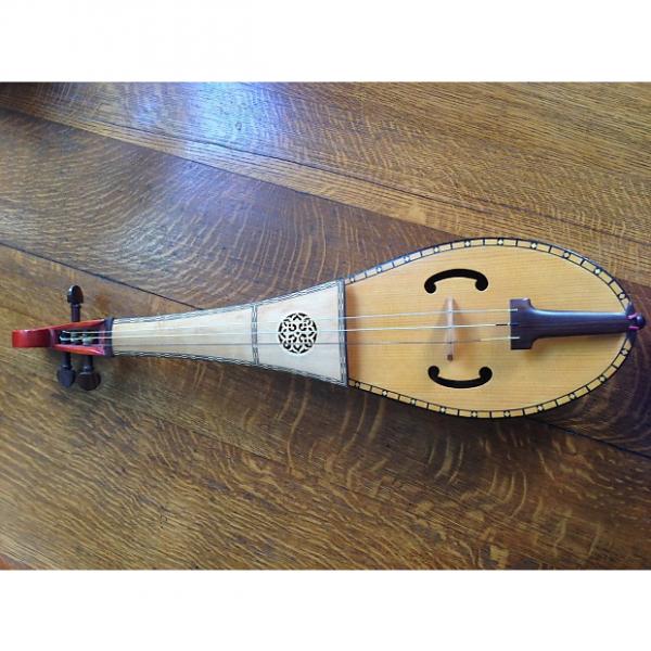 Custom Early Music Rebec Built by George Cassis Approx 1972 Spruce, Maple, Fruitwood #1 image