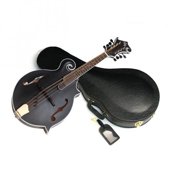 Custom MICHAEL KELLY Legacy Satin Black Out acoustic MANDOLIN new Blem Special w/ CASE #1 image