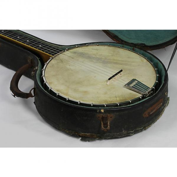 Custom 1920’s Vega Fairbanks USA 4-String Stock Tango Little Wonder Tenor Banjo in Original Case #1 image