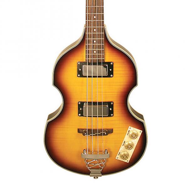 Custom New! Johnson JJ-200 Viola Beatle Violin Electric Bass Guitar - Vintage Sunburst #1 image