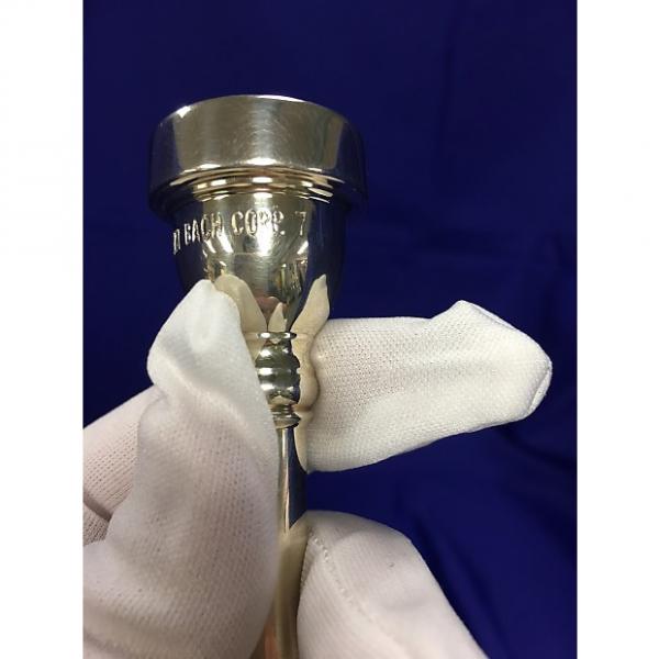 Custom Bach Mellophone Cup Size 7 Mouthpiece Silver #1 image