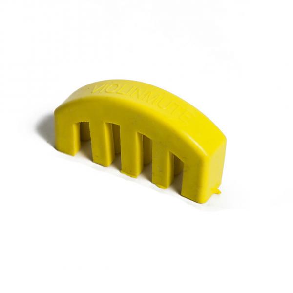 Custom Sky Music Brand New Lightweight Heavy Rubber Acoustic Violin Viola Mute Yellow color #1 image