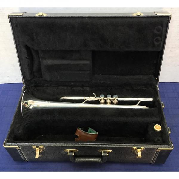 Custom Kanstul X Model Silver Bb Trumpet Professional Trumpet with Bach Mouthpiece and Original Case #1 image