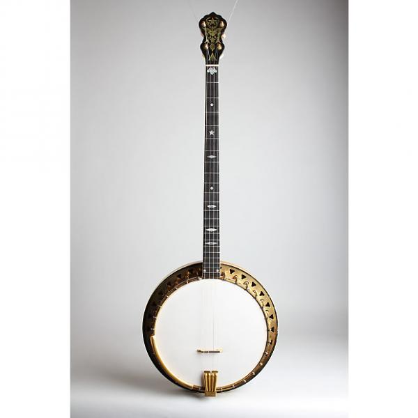 Custom Vega  Vegaphone Soloist Plectrum Banjo (1930), ser. #94949, original black hard shell case. #1 image