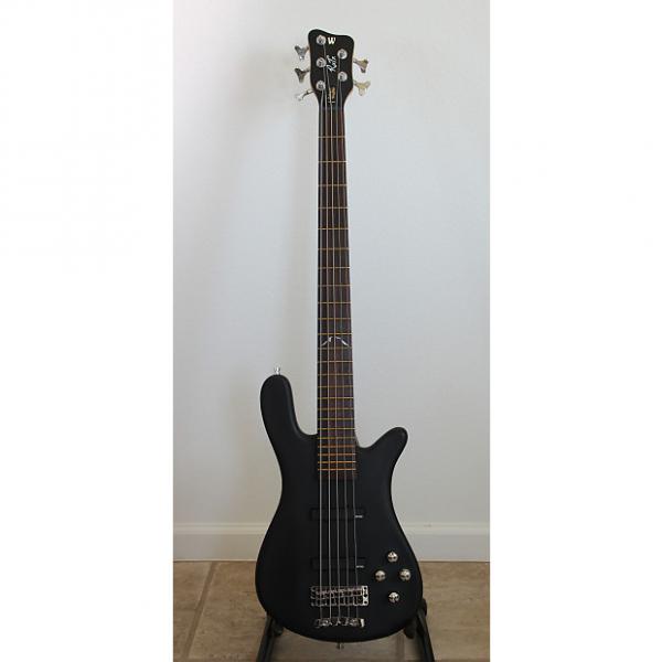 Custom Warwick Rockbass Robert Trujillo Artist Line 5-String Electric Bass w/Bag 2013 Black Satin #1 image