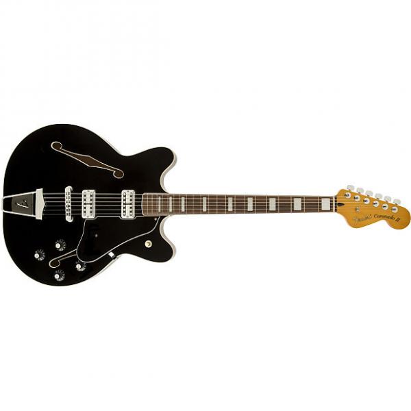 Custom Fender Coronado Guitar Black #1 image