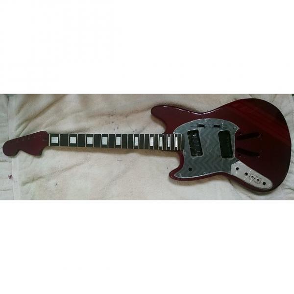 Custom LEFT Handed 25.5&quot; scale length Mustang style parts - Body/Neck/Pickguard #1 image