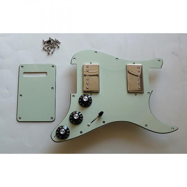 Custom 2011 Fender Blacktop Stratocaster HH Loaded Pickguard 5-Way Strat Mint Green #1 image