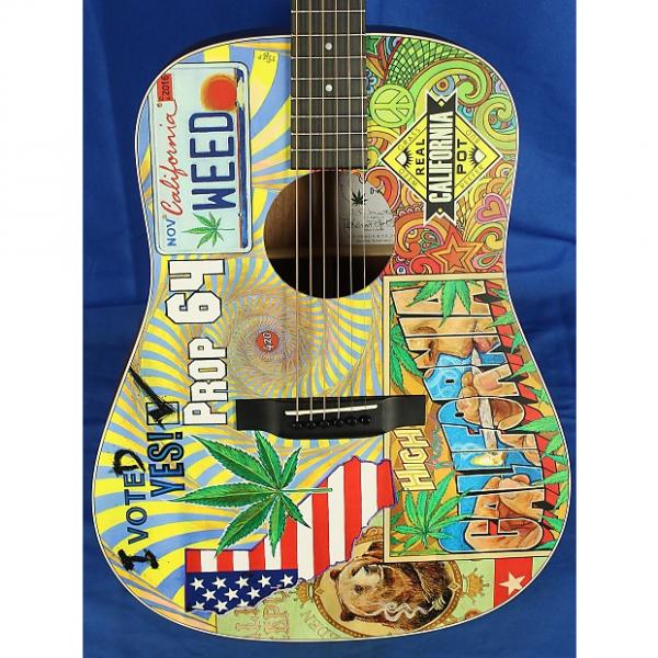 Custom Martin D-420 D420 Prop 64 Mahogany &amp; Spruce Acoustic Guitar w/ OHSC Custom Grpahics #1 image