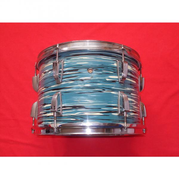 Custom Vintage 1970s Ludwig 13&quot; Oyster Blue 3-Ply Tom Drum #1 image