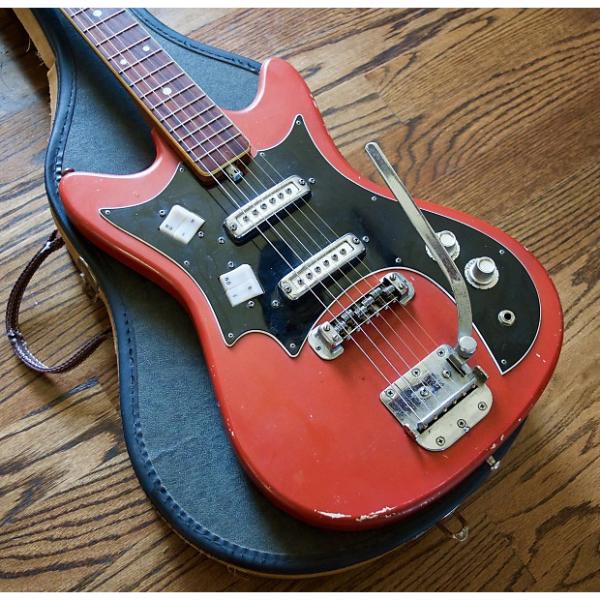 Custom 1968 Truetone 300T Kay Kawai Electric Guitar w/ Vintage Case #1 image