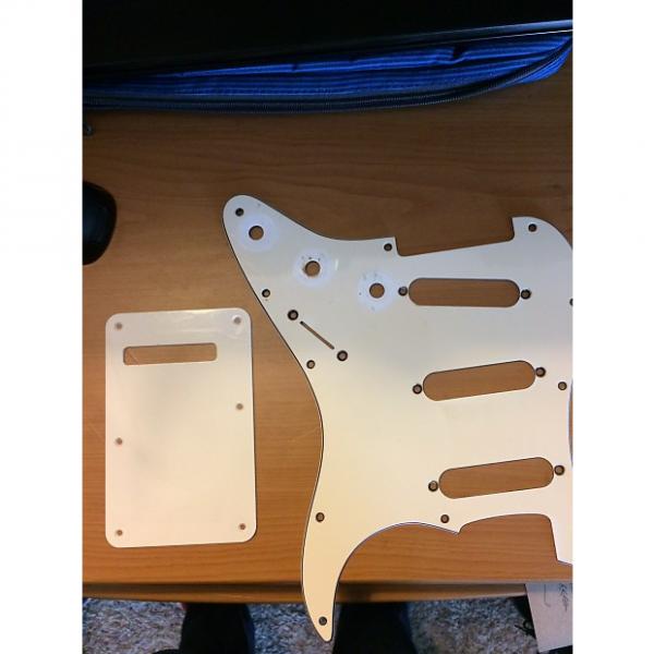 Custom Fender Stratocaster worn white pickguard and back plate #1 image