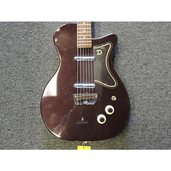 Custom Danelectro U2 Dark Purple Electric Guitar #1 image