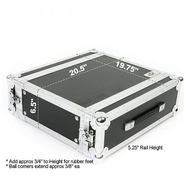 Custom OSP 3 Space 20&quot; Deep Amp ATA Flight Rack Road Case #1 image