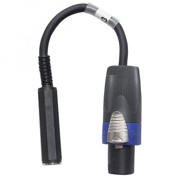 Custom ProX XC-SQF SpeakON to 1/4&quot; Female Loud Speaker Live Monitor Cable Adapter 6&quot; #1 image