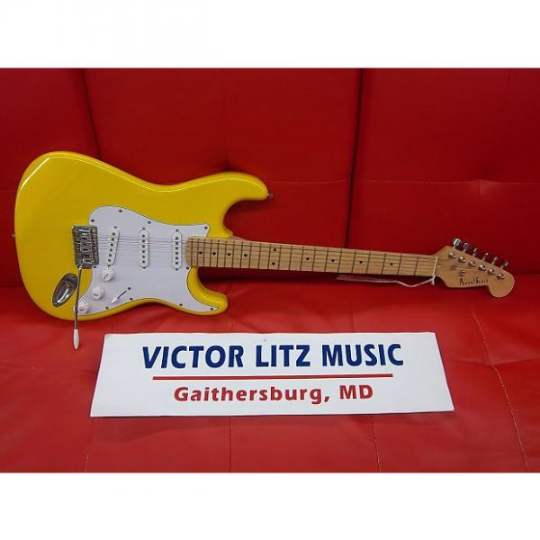 Custom Photogenic Stratocaster Electric Guitar MIJ Yellow #1 image
