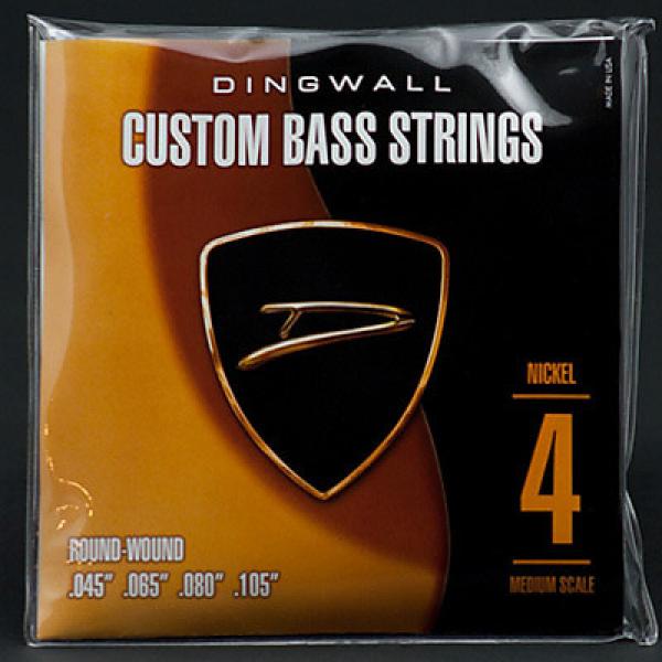 Custom Dingwall nickel string set for 4 string basses #1 image