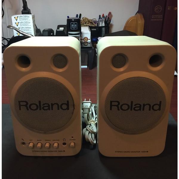 Custom Roland Corporation MA-8 Stereo Micro Monitor Cream #1 image