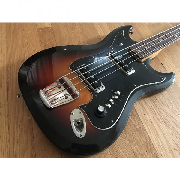 Custom 1967 Hagstrom H II B Electric Bass w/ Original HSC 3 Color Sunburst #1 image