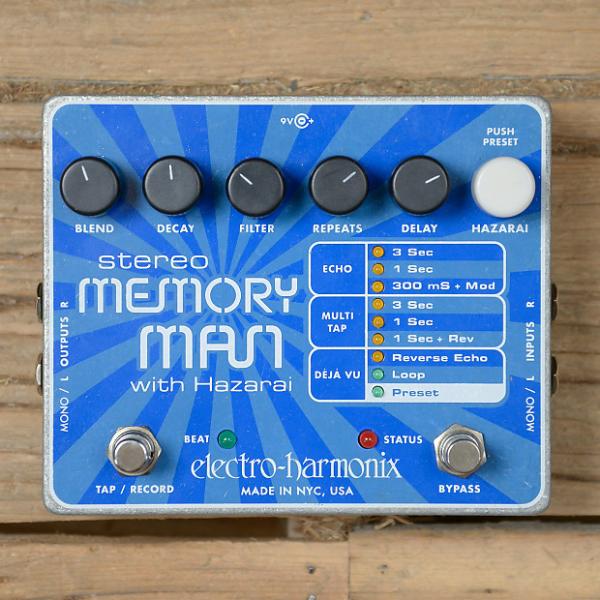 Custom Electro-Harmonix Stereo Memory Man with Hazarai USED #1 image