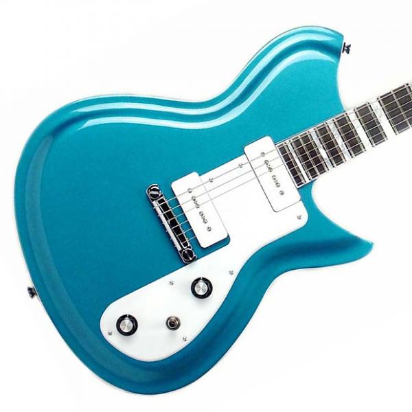 Custom Rivolta Guitars Combinata Standard - Adriatic Blue Metallic #1 image