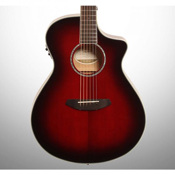 Custom Breedlove Limited Edition Pursuit Concert Acoustic-Electric Guitar (with Gig Bag), Merlot #1 image