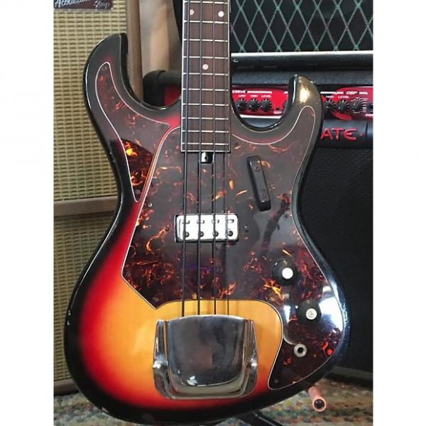 Custom Tiesco (?) Short Scale Bass 1960s 3 Color Sunburst #1 image