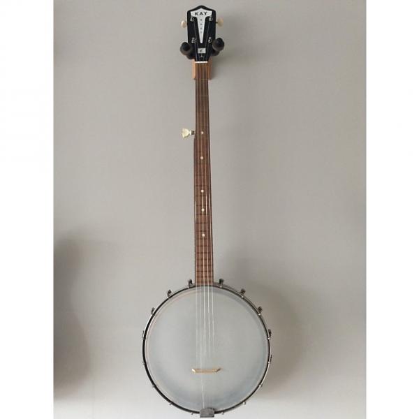 Custom Kay 5 string Banjo 1950's black #1 image