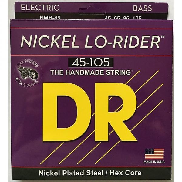 Custom DR NMH-45 Nickel Lo-Riders BASS Guitar Strings (45-105) medium gauge #1 image