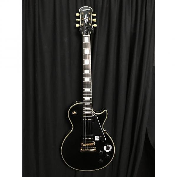 Custom Epiphone Inspired by 1955 Les Paul Custom Ebony with Case *Factory Second* #1 image