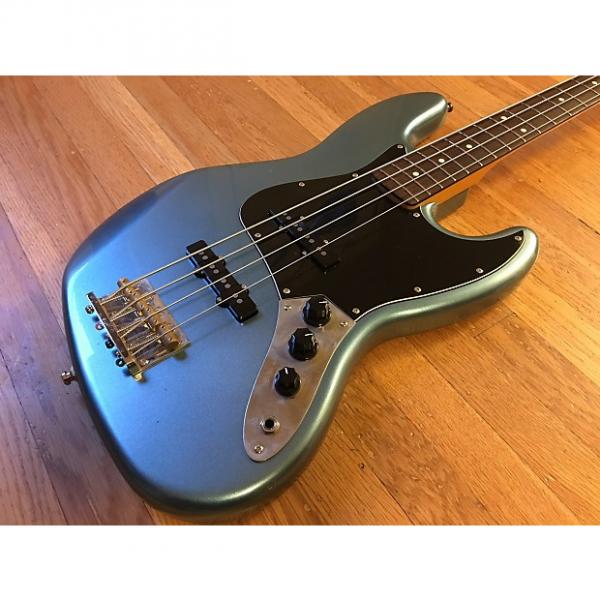Custom Squier Classic Vibe James Johnston Signature Jazz Bass 2012 Lake Placid Blue w/ Matching Headstock #1 image