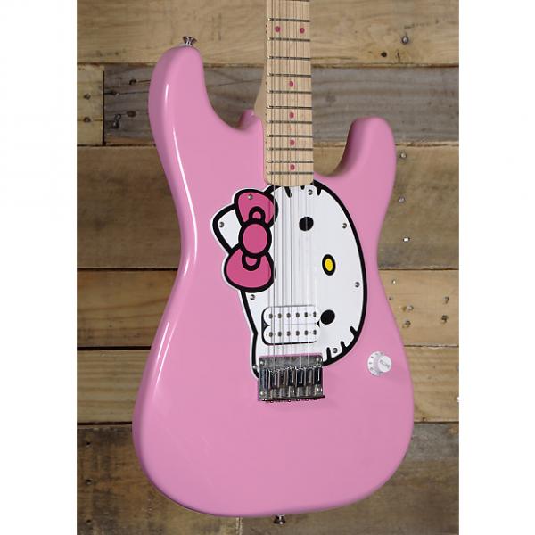 Custom Squier Hello Kitty Stratocaster Electric guitar #1 image