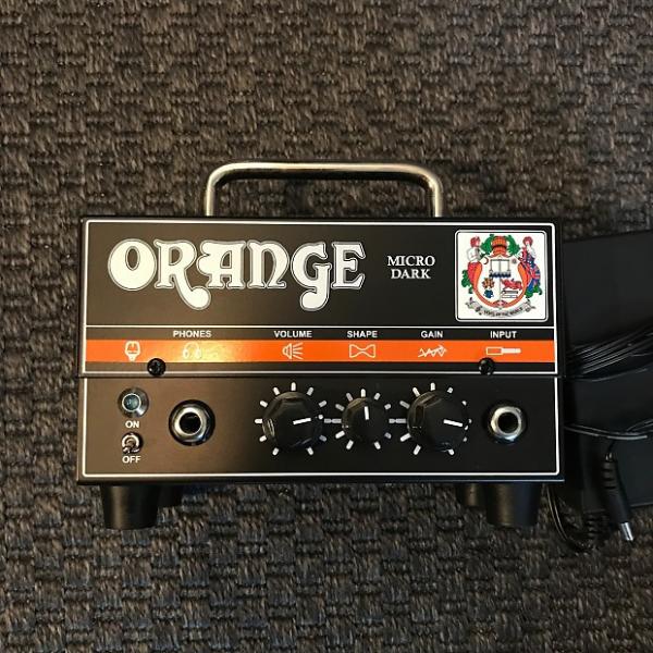 Custom Orange Amps Micro Dark 20-watt Hybrid Head #1 image