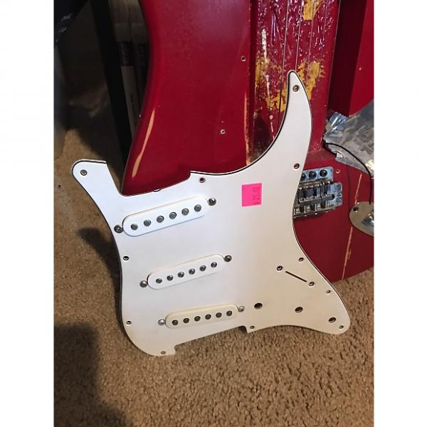 Custom Parts Strat style pickguard sss with pick ups #1 image
