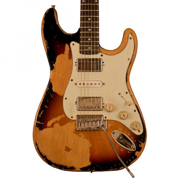 Custom Sawtooth Americana Relic Series ES Electric Guitar with Pro Series Strat/Tele Body Style Hard Case, #1 image