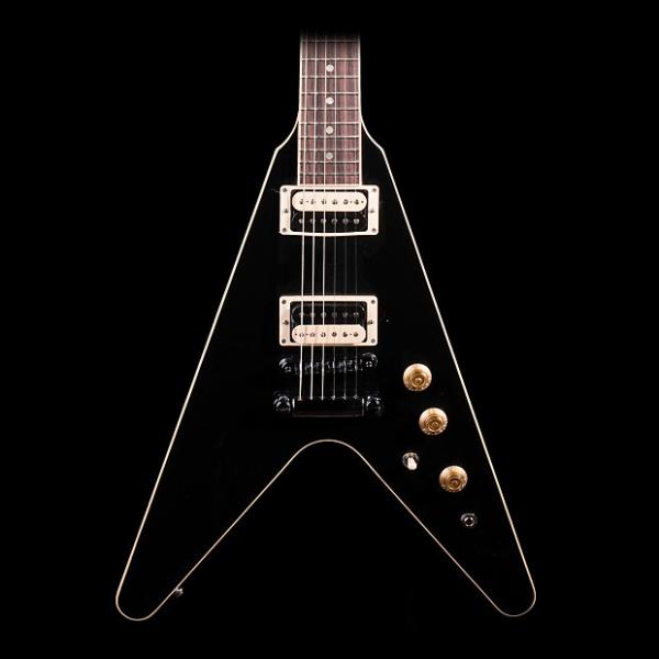 Custom Gibson Flying V Pro 2016 Electric Guitar in Ebony - Pre-Owned in Excellent Condition #1 image