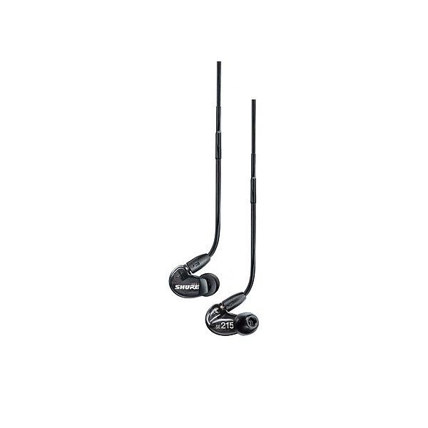Custom Shure SE215 Sound Isolating Earphones - Translucent Black #1 image