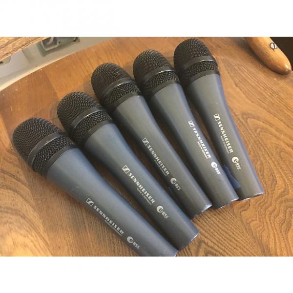 Custom Sennheiser Lot of 5 E855 Dynamic Microphones mics - GREAT DEAL #1 image