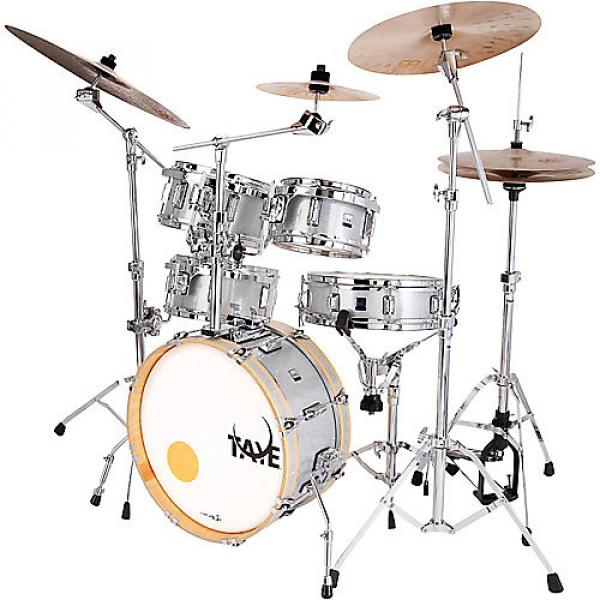 Custom New Taye Drums GoKit GK518F-SS Drum Set In Silver Sparkle Finish With Hardware Pack G #1 image
