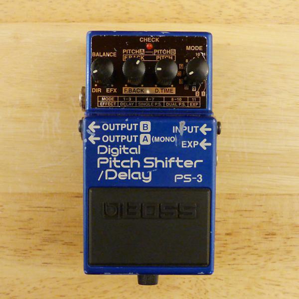 Custom Boss PS-3 Digital Pitch Shifter Delay - Classic Collectible Guitar Effects Pedal - GD to VG Cond. #1 image