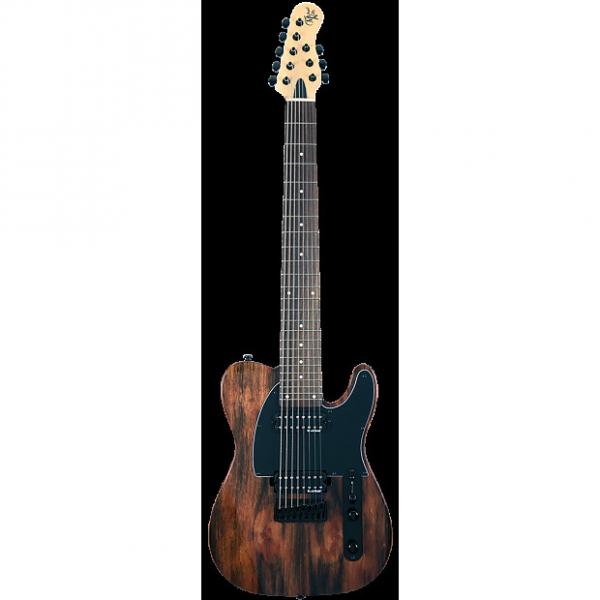 Custom Michael Kelly 508 Striped Ebony 8-string electric guitar - NEW #1 image