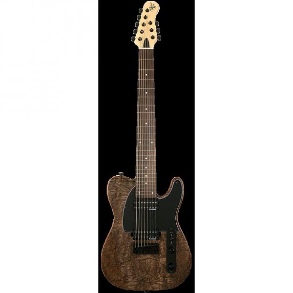 Custom Michael Kelly 508 Black Burl 8-string electric guitar - NEW #1 image
