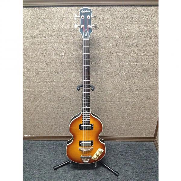 Custom Epiphone Viola Bass 2014 Maple Body/Neck Sunburst Sales Floor Model #1 image