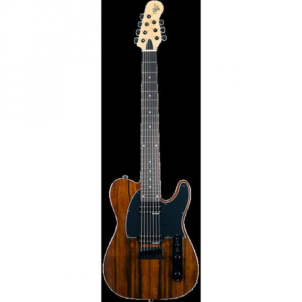 Custom Michael Kelly 507 Black Burl 7-string electric guitar - NEW #1 image