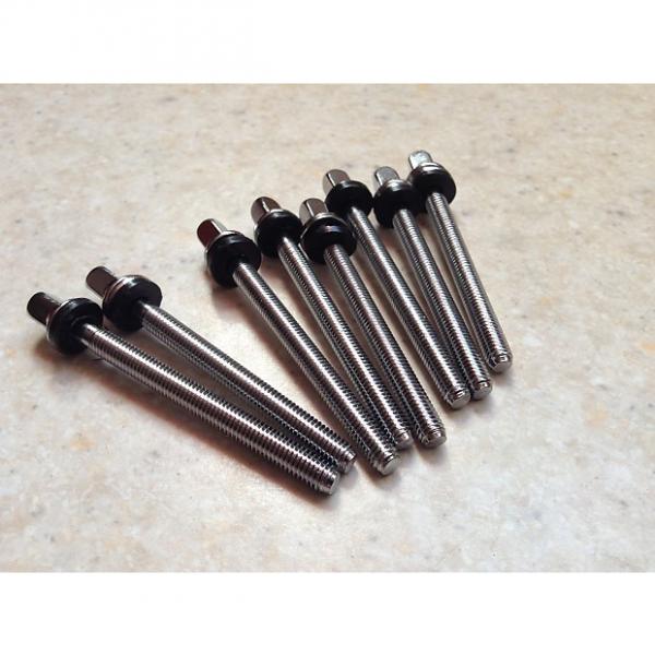 Custom (NEW)-Set of 8 DW *stainless steel* drum lug tension rod bolts #1 image