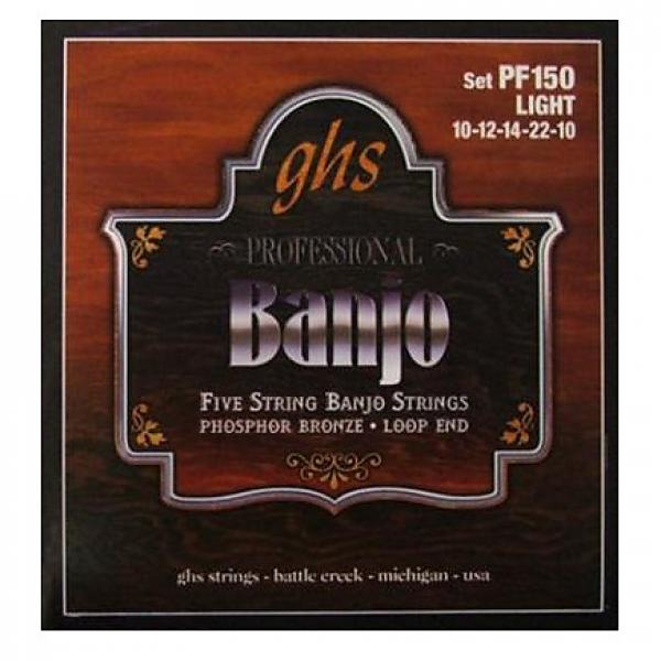 Custom GHS Banjo 5 Strings Phosphor Bronze Loop End - Light #1 image