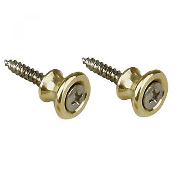 Custom Gibson Strap Buttons - Brass #1 image