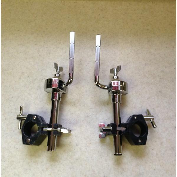 Custom Pair of Gibraltar Rack Mountable 12.7 mm Tom Arms With Rack Clamps / 1 pair of these are available #1 image