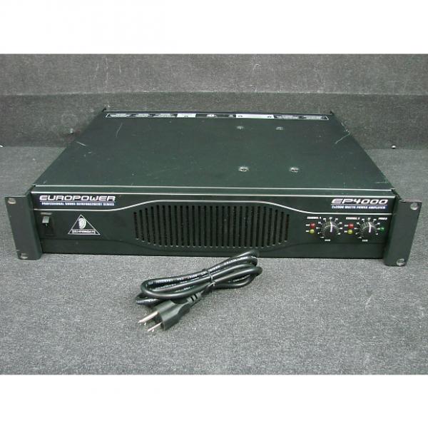 Custom Behringer EP4000 2x2000 Watt Dual Channel Rack Mountable Power Amplifier #1 image