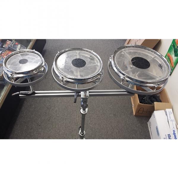 Custom Remo Percussion Rototoms Roto-Toms Tom-Tom Drums - 6&quot; 8&quot; and 10&quot; #1 image